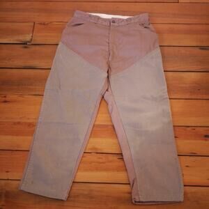 Vintage Ted Williams Sears Roebuck Cotton Reinforced Hunting Outdoor Pants 32x25